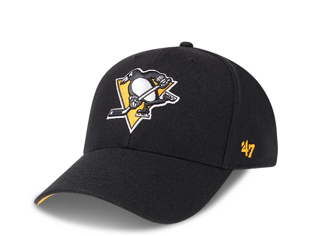 47Brand Pittsburgh Penguins Black Color Classic Snapback Casquette