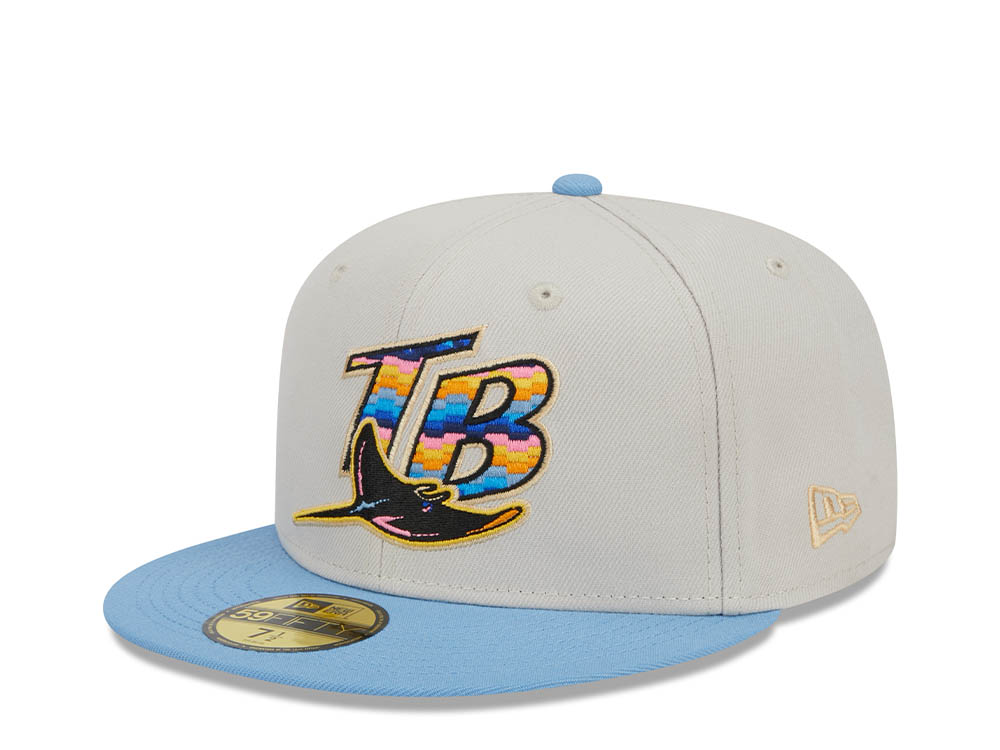 New Era Tampa Bay Rays Beachfront Stone Two Tone Edition 59Fifty Fitted Casquette