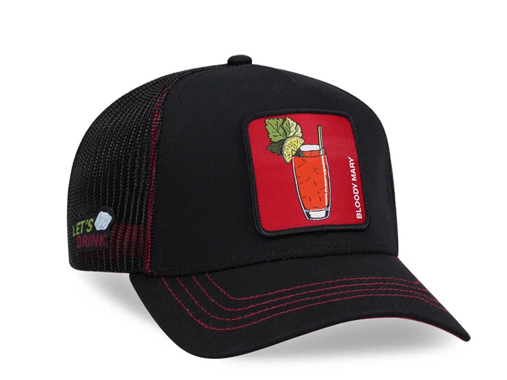 Capslab Cocktails Bloody Mary Black Trucker Snapback Casquette