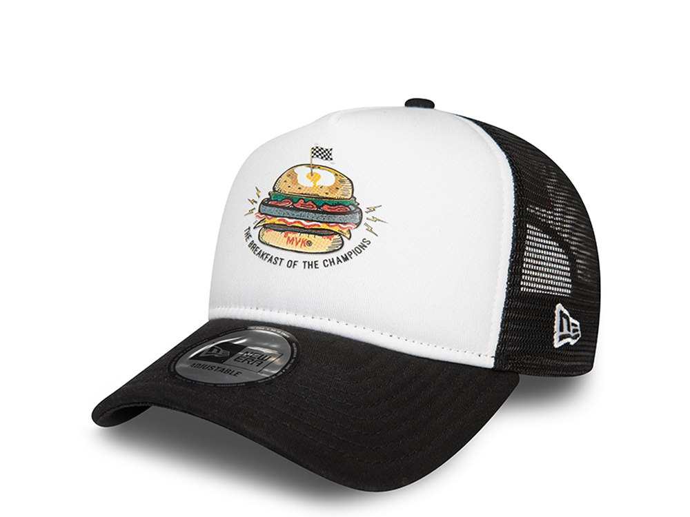 New Era MVK Food Aprilia Racing A Frame Trucker Snapback Casquette