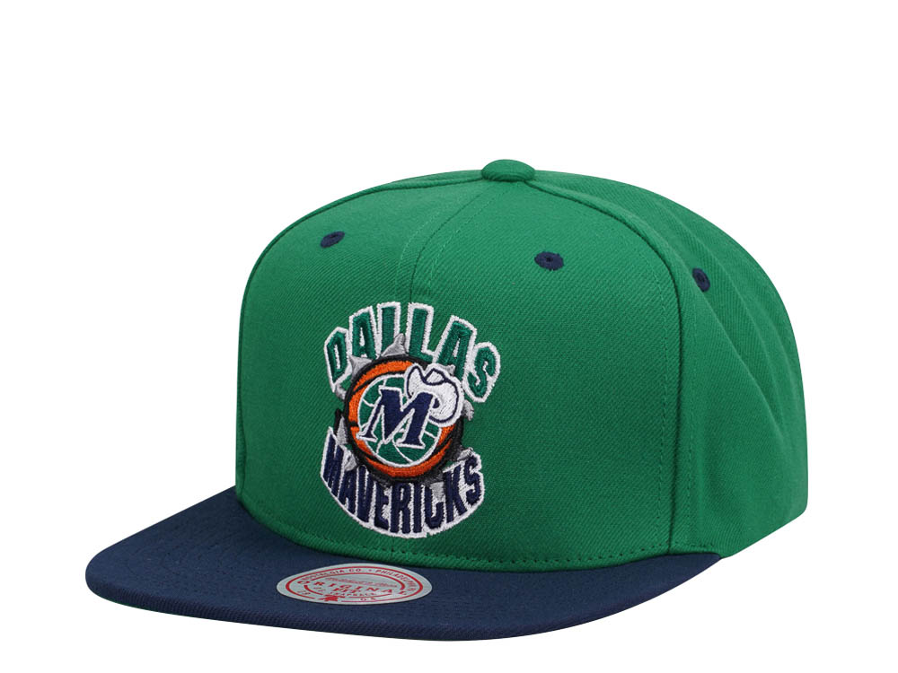 Mitchell & Ness Dallas Mavericks Breakthrough Two Tone Snapback Casquette