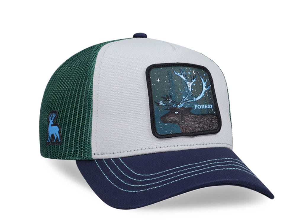 Capslab Fantastic Beasts Forest White Green Blue Trucker Snapback Casquette