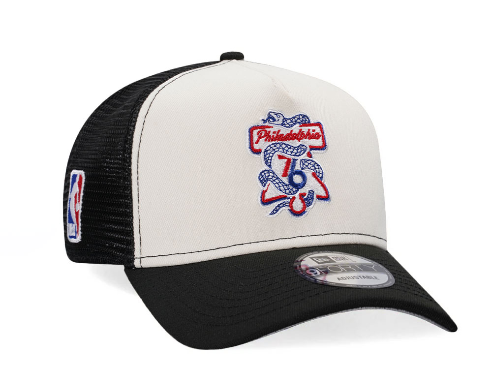 New Era Philadelphia 76ers Classic Two Tone Edition Trucker A Frame Snapback Casquette