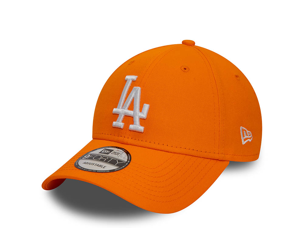 New Era Los Angeles Dodgers League Essential Orange 9Forty Strapback Casquette