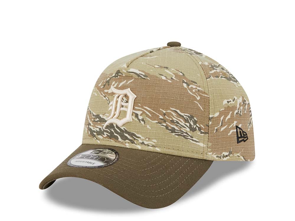 New Era Detroit Tigers Tiger Camo Two Tone 9Forty A Frame Snapback Casquette