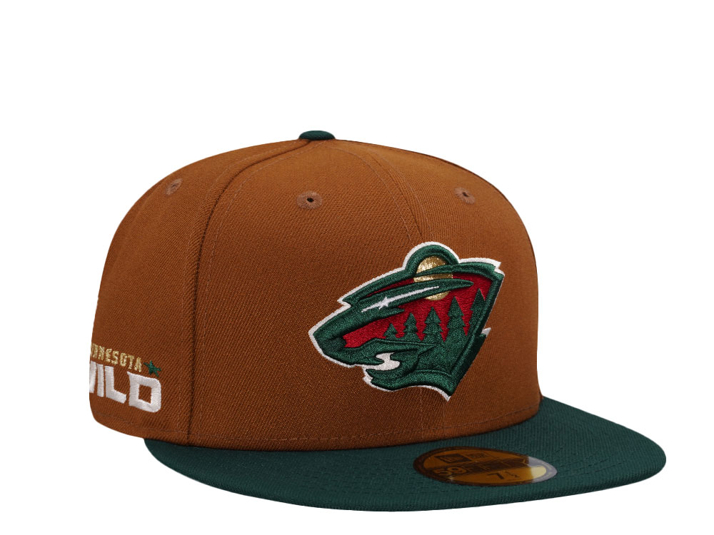 New Era Minnesota Wild Bourbon Two Tone Edition 59Fifty Fitted Casquette