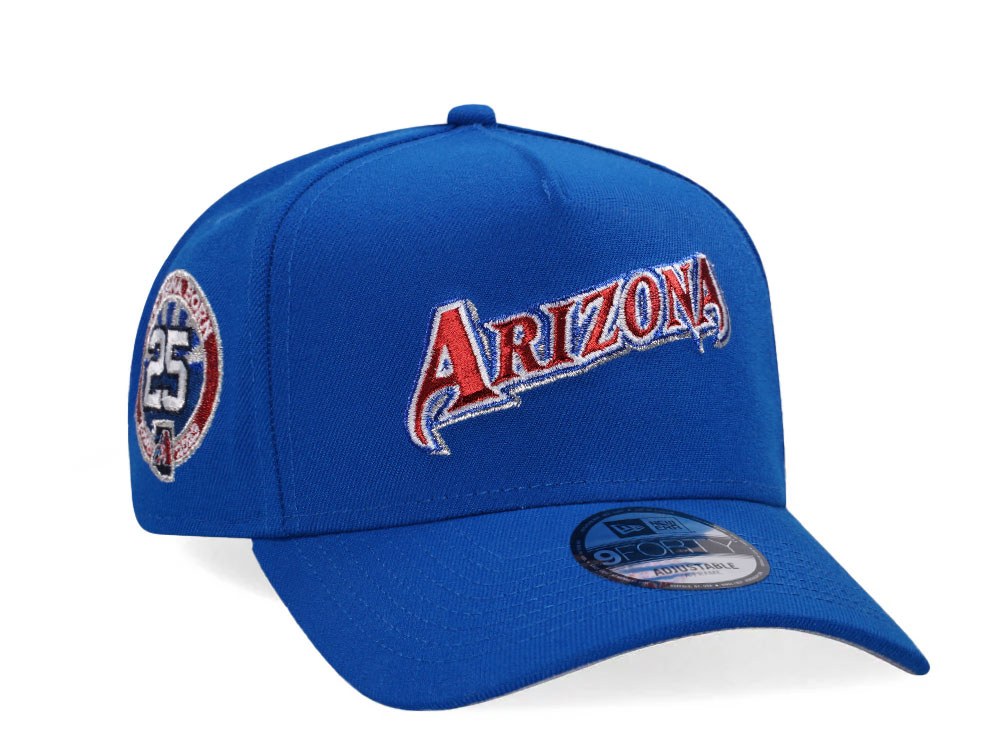 New Era Arizona Diamondbacks 25th Anniversary Blue Edition A Frame 9Forty Snapback Casquette