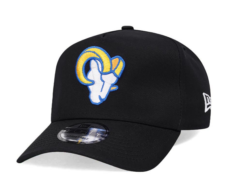 New Era Los Angeles Rams Black 9Forty A Frame Snapback Casquette