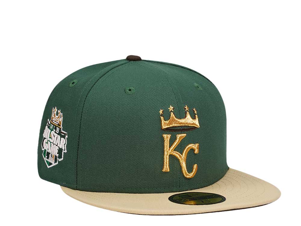 New Era Kansas City Royals All Star Game 2012 Mud Green Two Tone Edition 59Fifty Fitted Casquette