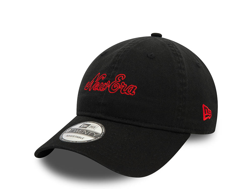 New Era New Era Classic Logo Black 9Twenty Strapback Casquette