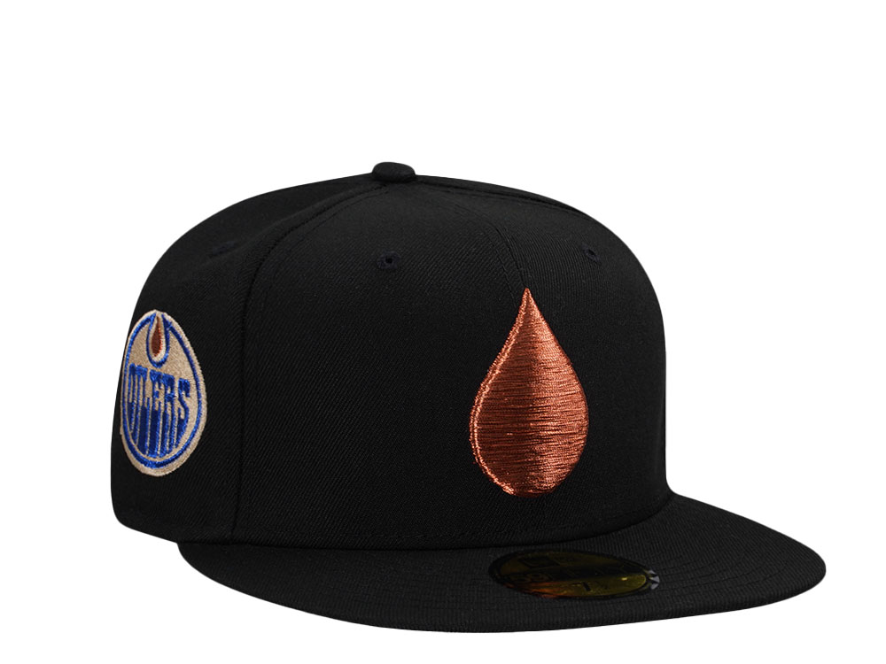 New Era Edmonton Oilers Black Drop Prime Edition 59Fifty Fitted Casquette