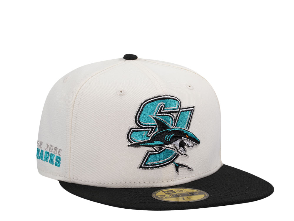 New Era San Jose Sharks Chrome Two Tone Prime Edition 59Fifty Fitted Casquette