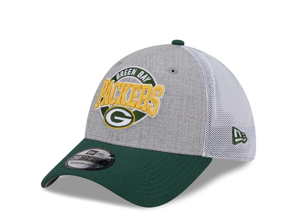 New Era Green Bay Packers Heather E3 Two Tone Edition 39Thirty Stretch Casquette