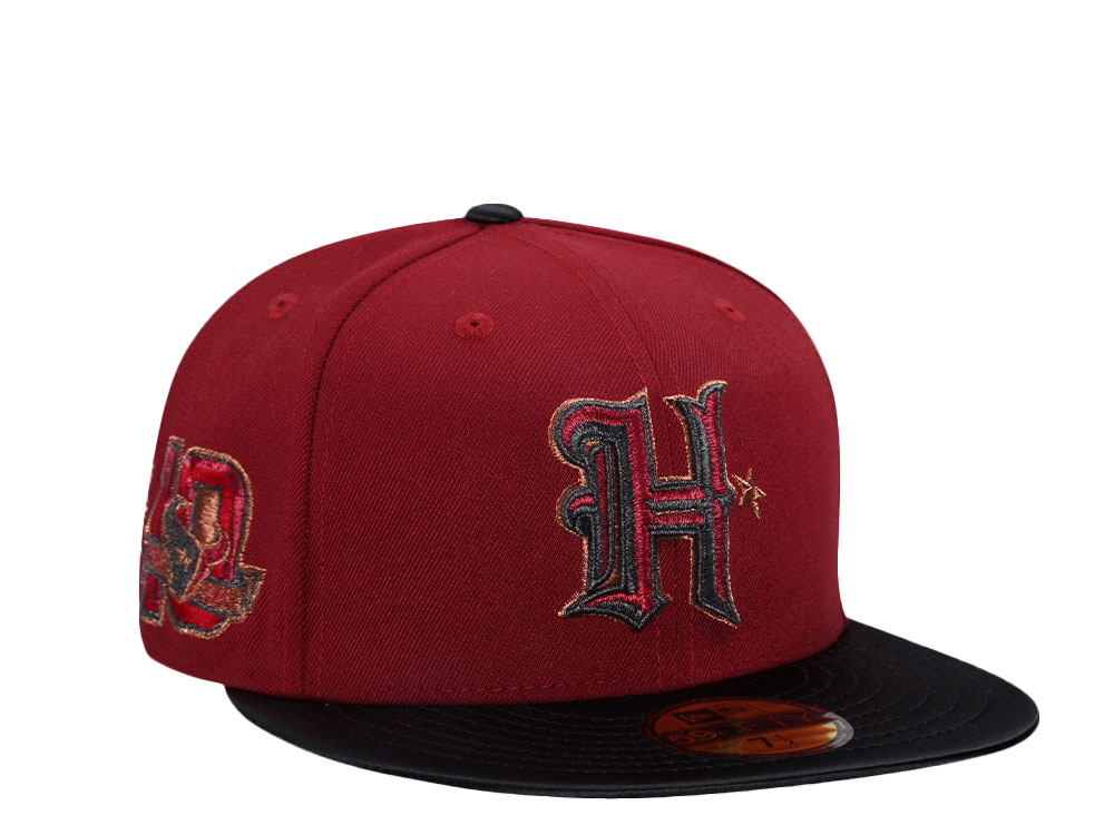 New Era Houston Texans 10th Anniversary Brick Satin Brim Edition 59Fifty Fitted Casquette