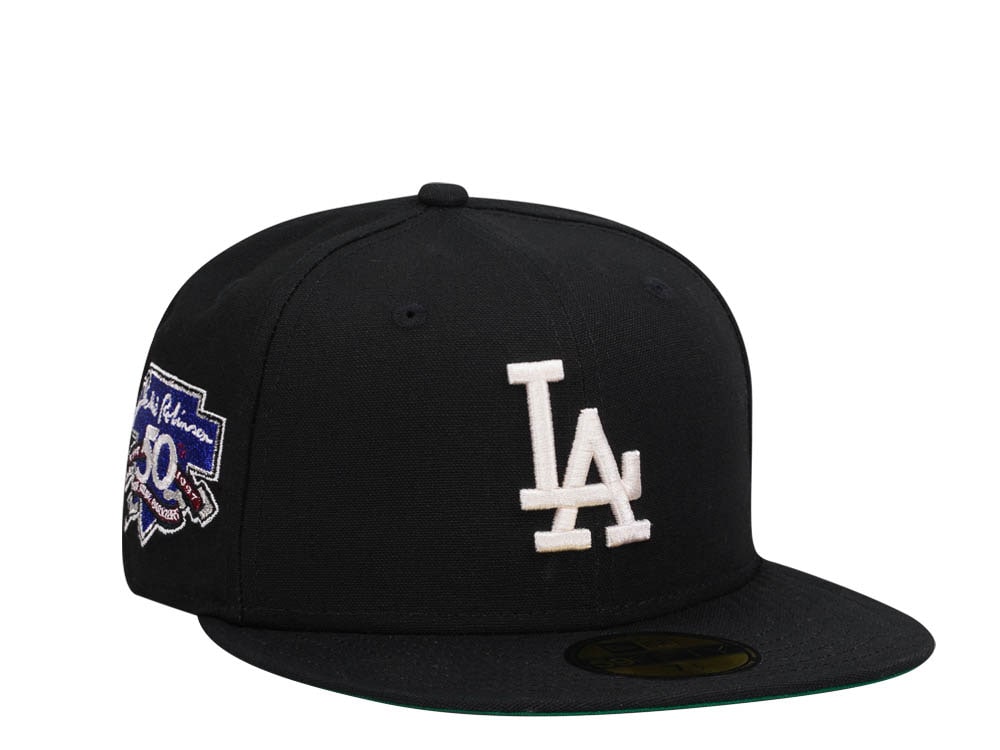 New Era Los Angeles Dodgers 50th Anniversary Jackie Robinson Throwback Edition 59Fifty Fitted Casquette