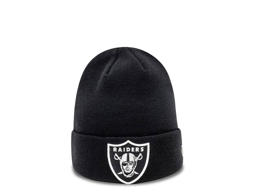 New Era Las Vegas Raiders Essential Cuff Beanie Black Chapeaux