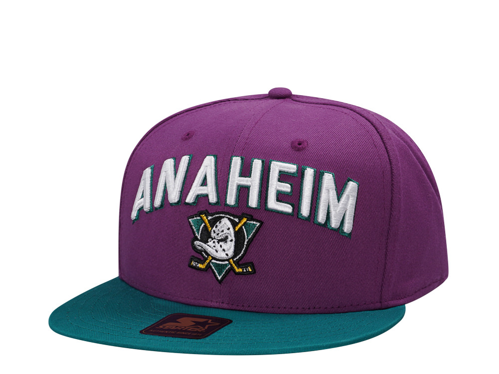 Starter Anaheim Ducks Faceoff Two Tone Snapback Casquette