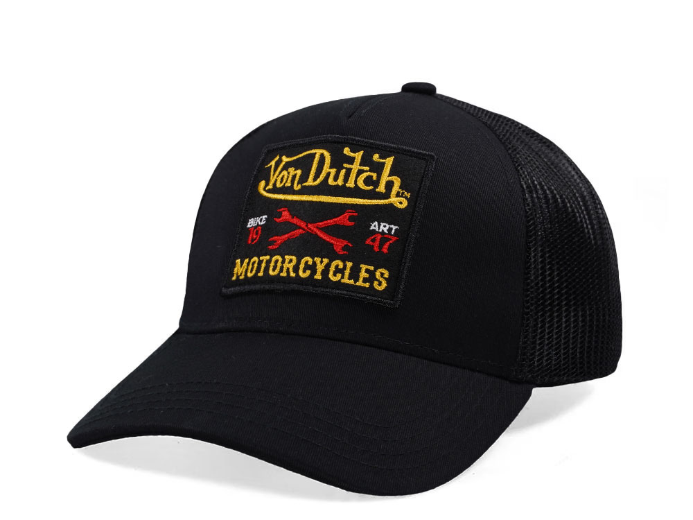 Von Dutch Square Patch Black Trucker Edition Snapback Casquette