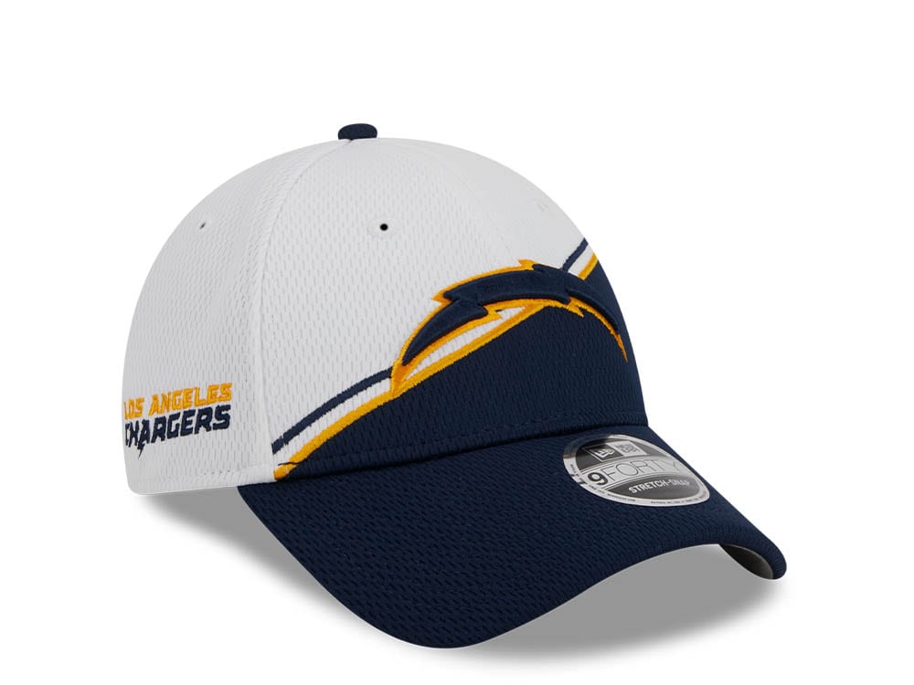 New Era Los Angeles Chargers NFL Sideline 2023 Navy White  9Forty Snapback Casquette