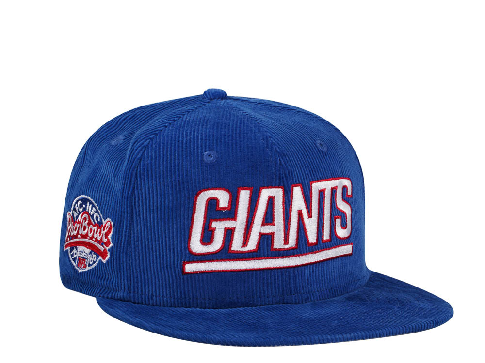 New Era New York Giants Pro Bowl 1986 Throwback Cord Edition 59Fifty Fitted Casquette