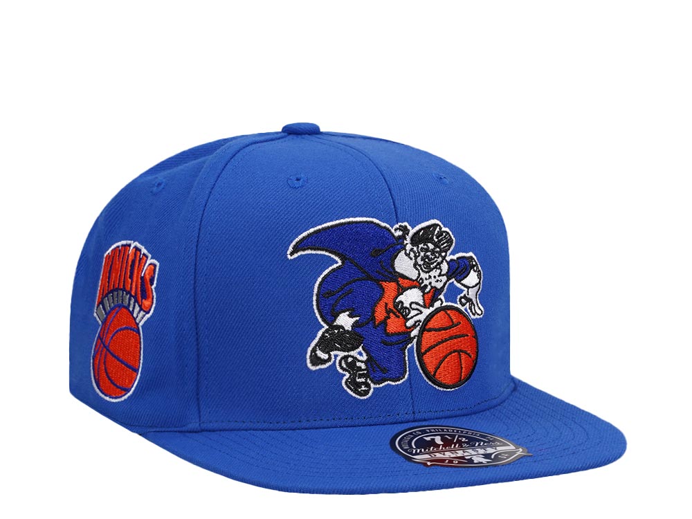 Mitchell & Ness New York Knicks Logo History Hardwood Classic Dynasty Fitted Casquette