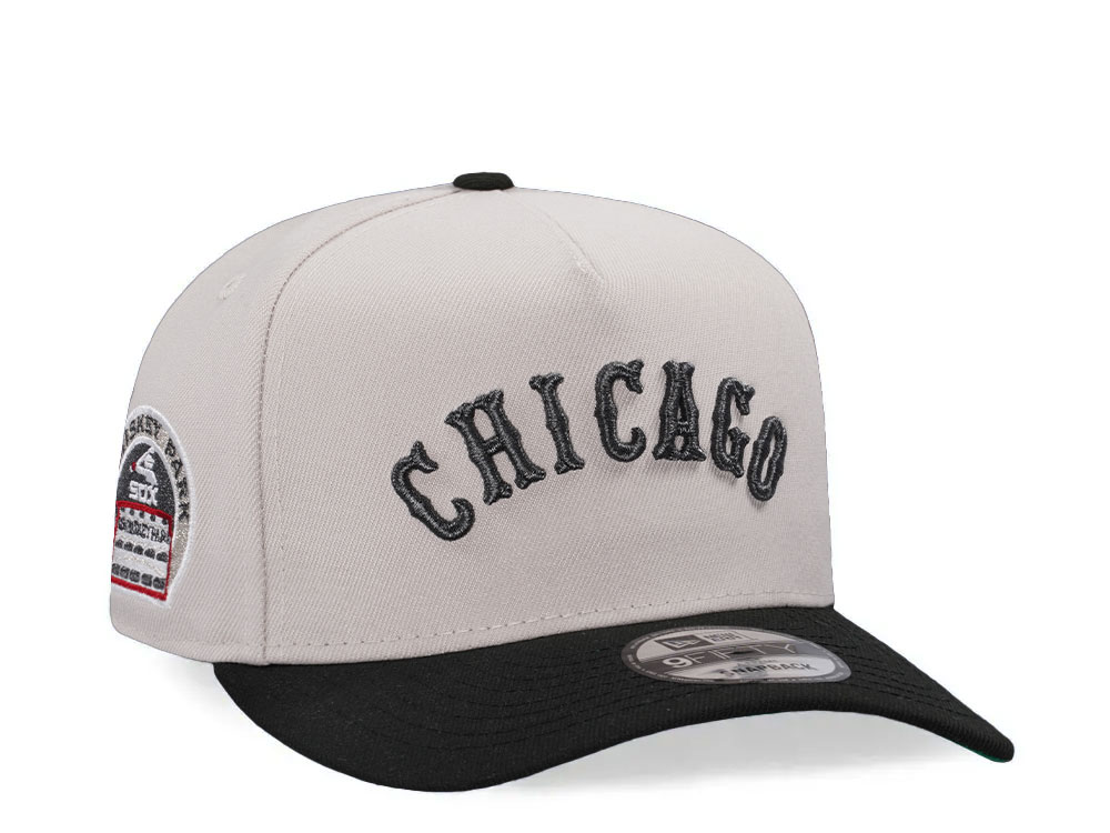 New Era Chicago White Sox Comiskey Park Stone Two Tone 9Fifty A Frame Snapback Casquette