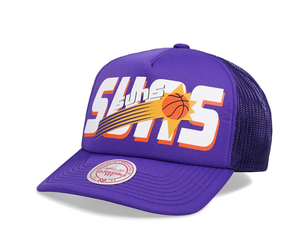 Mitchell & Ness Phoenix Suns Purple Billboard Trucker Snapback Casquette