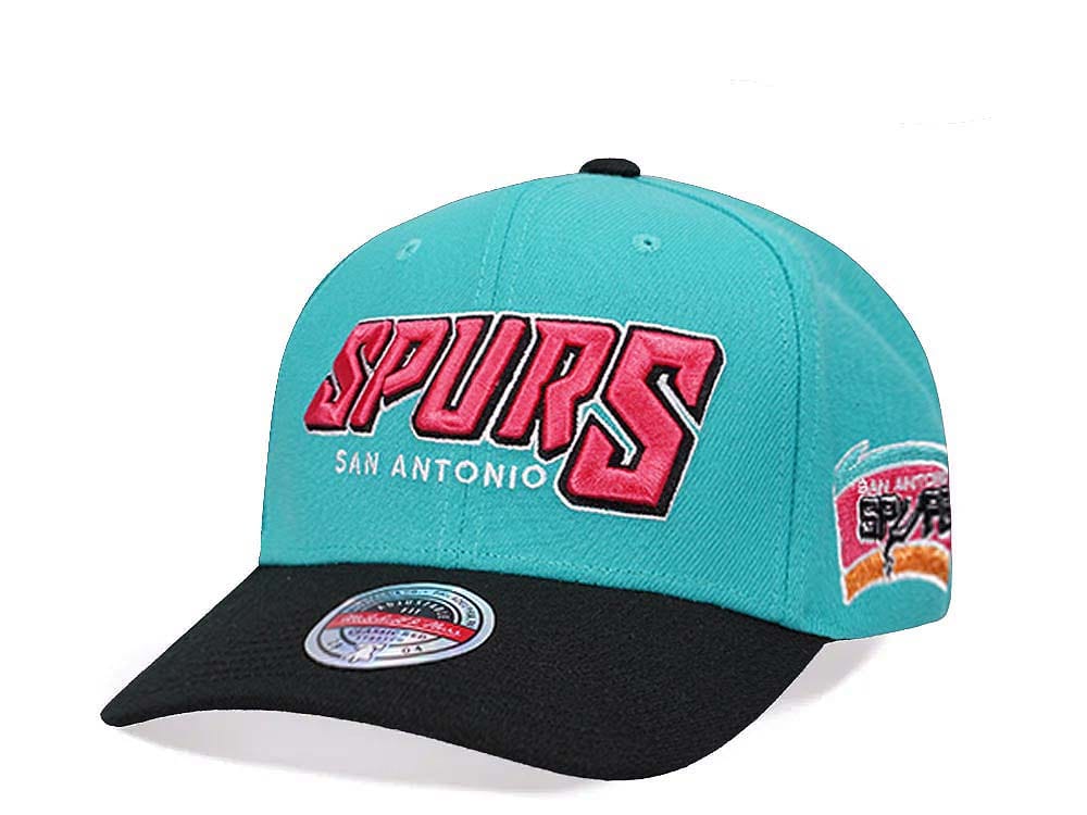 Mitchell & Ness San Antonio Spurs Shredder Stretch Hardwood Classic Red Flex Snapback Casquette