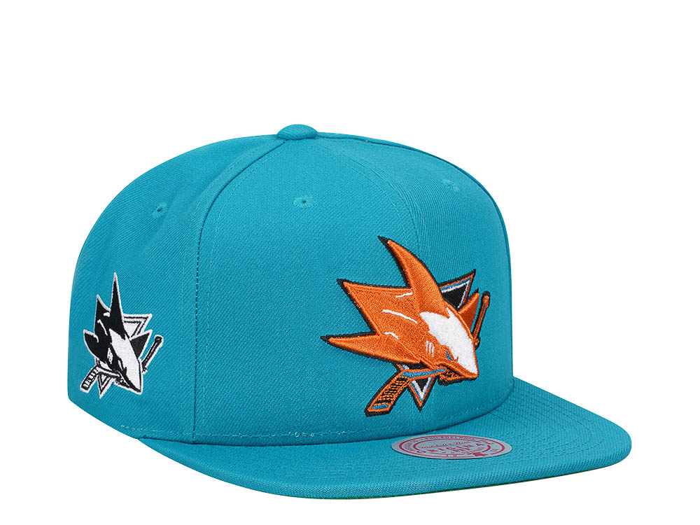 Mitchell & Ness San Jose Sharks Alternate Flip Vintage Snapback Casquette