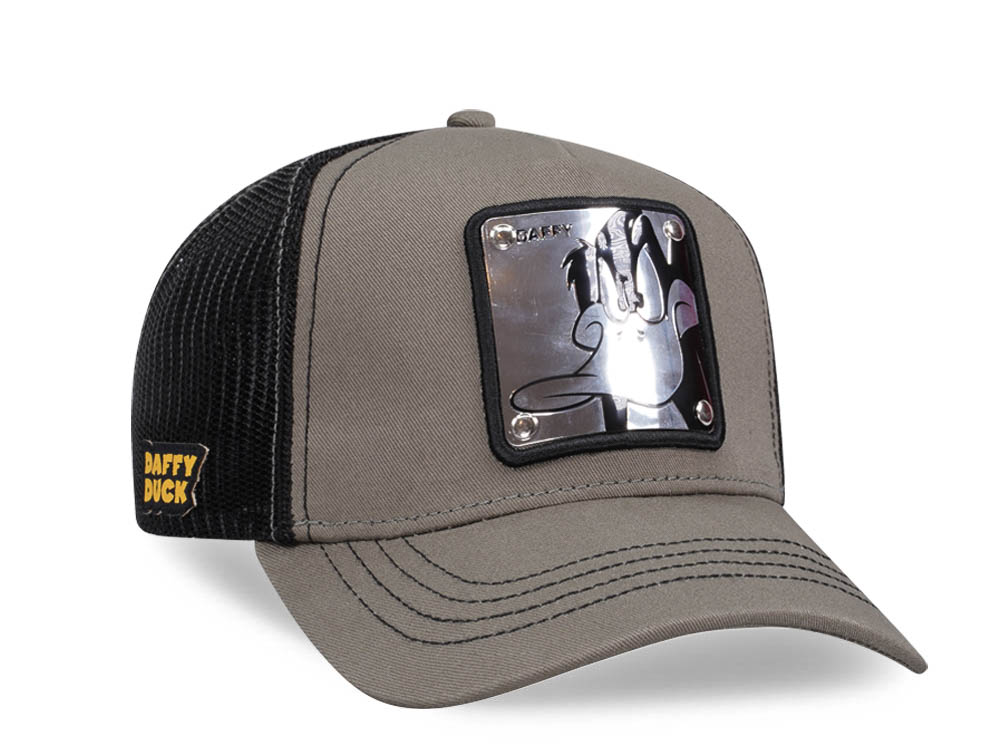 Capslab Looney Tunes Daffy Duck Olive Trucker Snapback Casquette