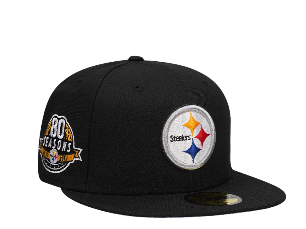 New Era Pittsburgh Steelers 80 Seasons Black Classic Edition 59Fifty Fitted Casquette