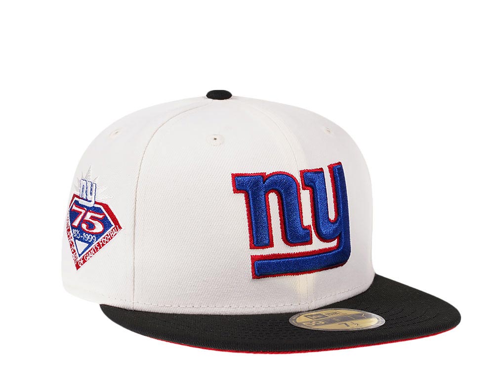 New Era New York Giants 75th Anniversary Cream Dome Edition 59Fifty Fitted Casquette