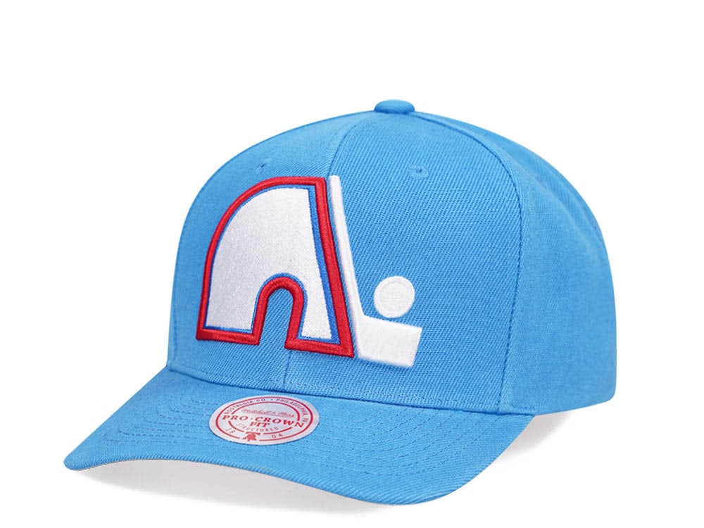 Mitchell & Ness Quebec Nordiques Team Ground 2.0 Pro Blue Snapback Casquette