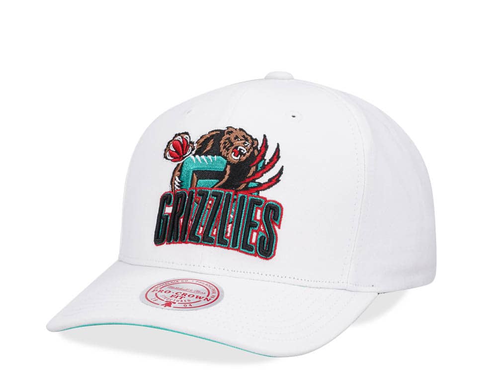 Mitchell & Ness Vancouver Grizzlies All in Pro White Snapback Casquette