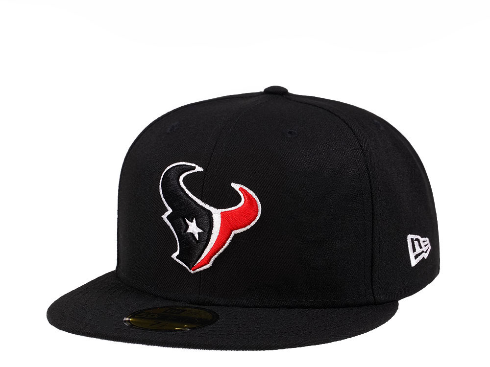 New Era Houston Texans Black Crimson Collection 59Fifty Fitted Casquette