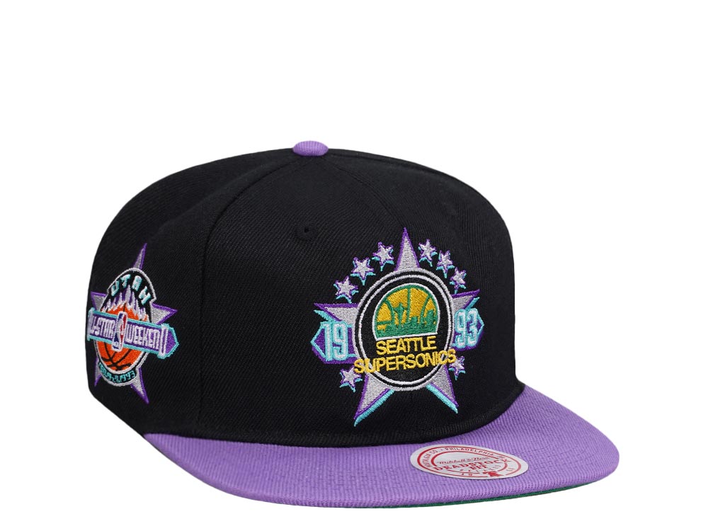 Mitchell & Ness Seattle Supersonics Two Tone Deadstock Hardwood Classic Snapback Casquette