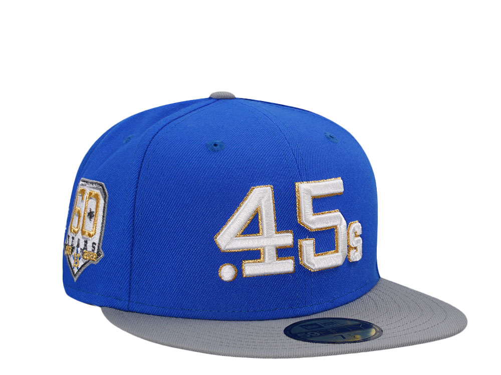 New Era Houston Colts 60 Years Royal Gold Two Tone Edition 59Fifty Fitted Casquette