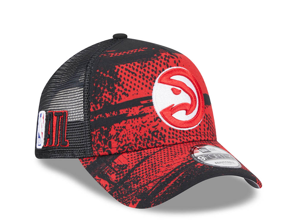 New Era Atlanta Hawks NBA Tip Off 2024 Trucker 9Forty A Frame Snapback Casquette