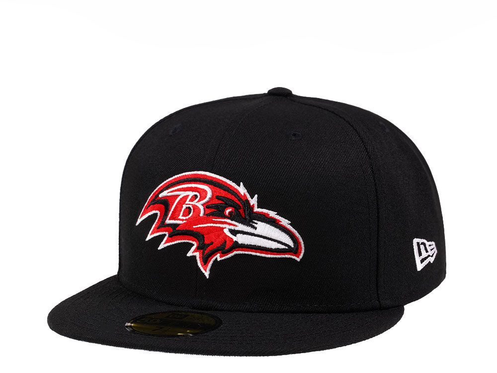 New Era Baltimore Ravens Black Crimson Collection 59Fifty Fitted Casquette