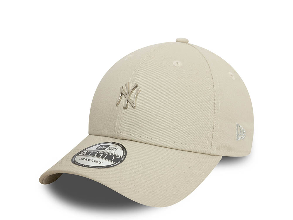 New Era New York Yankees Metallic Pin Stone 9Forty Strapback Casquette