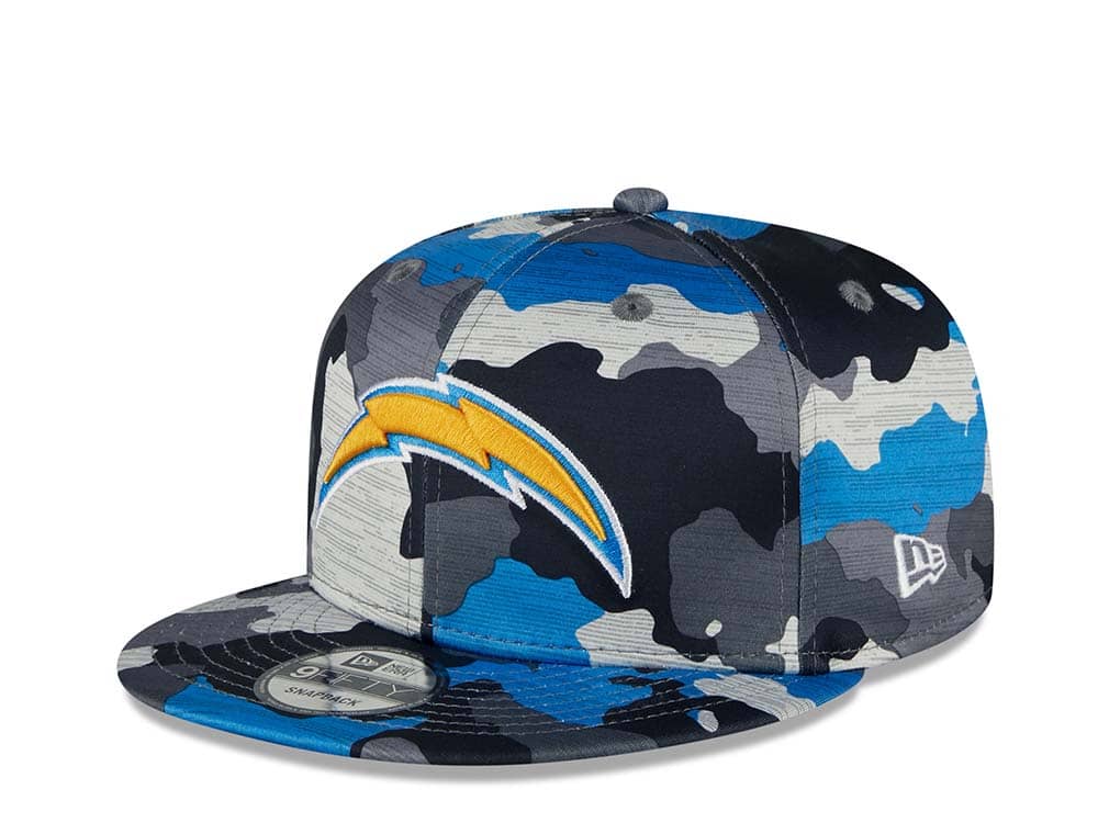 New Era Los Angeles Chargers NFL Training Camp 22 Camo 9Fifty Snapback Casquette