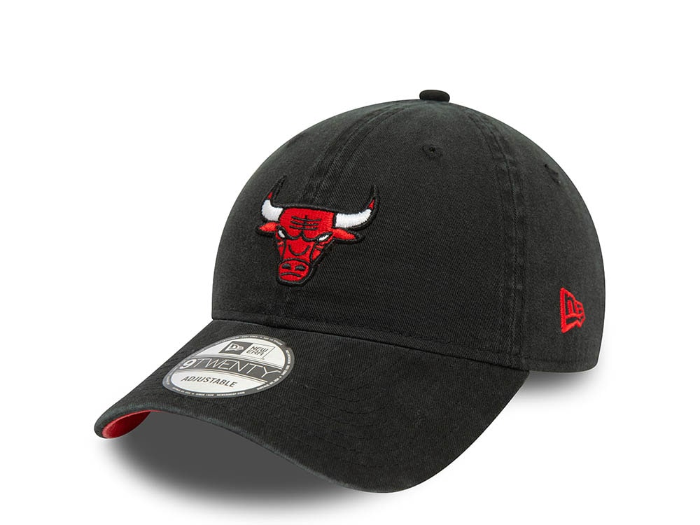 New Era Chicago Bulls Black 9Twenty Strapback Casquette