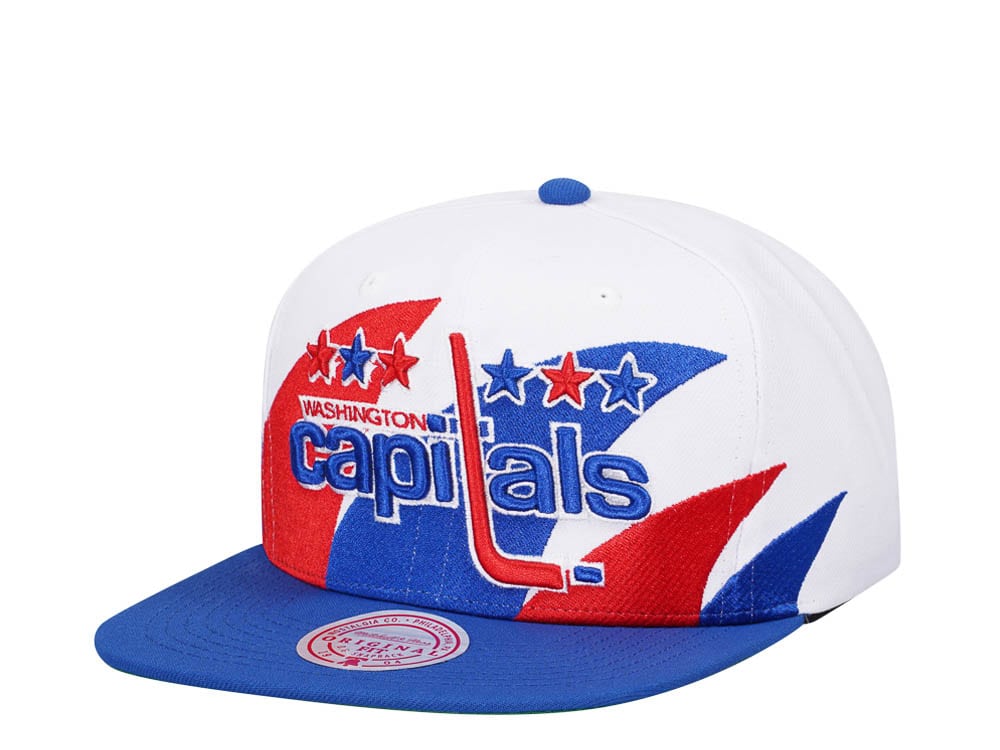 Mitchell & Ness Washington Capitals Vintage Sharktooth Snapback Casquette