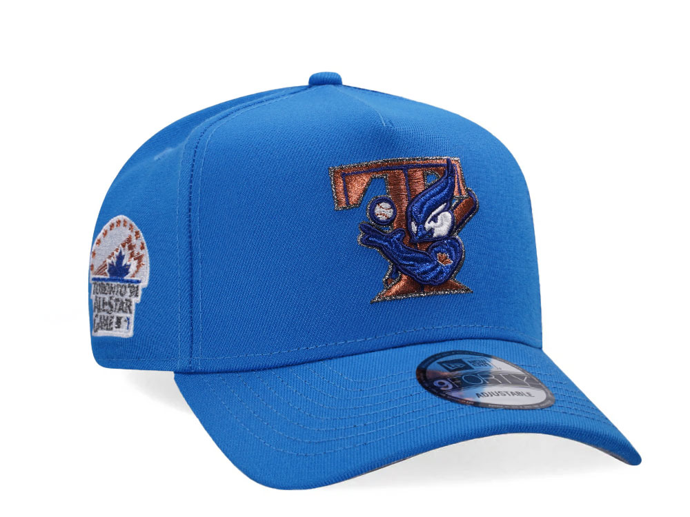 New Era Toronto Blue Jays All Star Game 1991 Blue Copper A Frame 9Forty Snapback Casquette