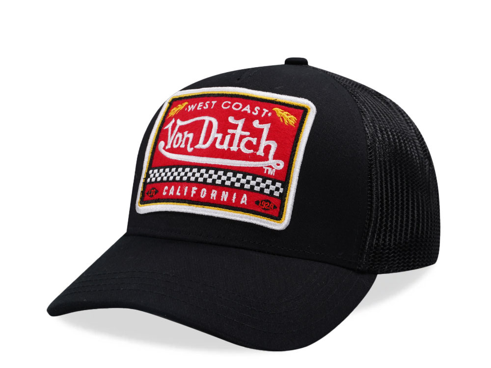 Von Dutch California Black Trucker Edition Snapback Casquette