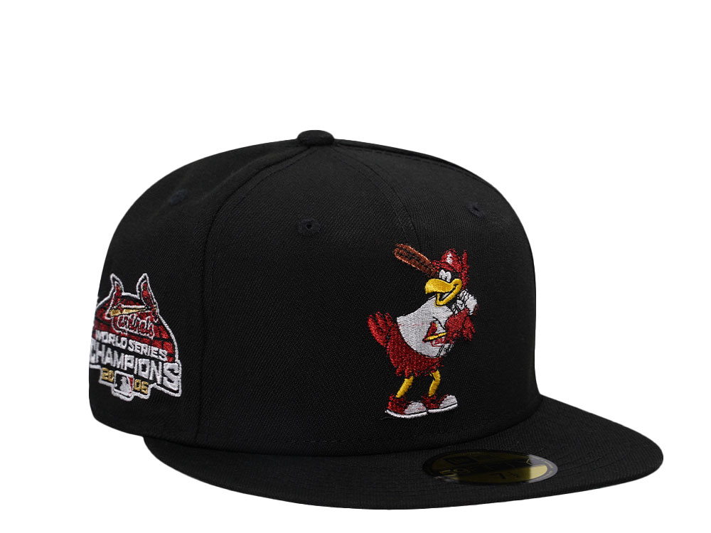 New Era St. Louis Cardinals World Series Champions 2006 Black Prime Edition 59Fifty Fitted Casquette