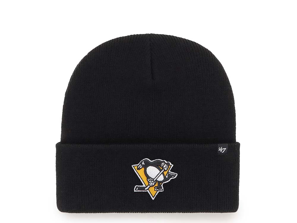 47 Brand Pittsburgh Penguins Black Edition Cuff Chapeau