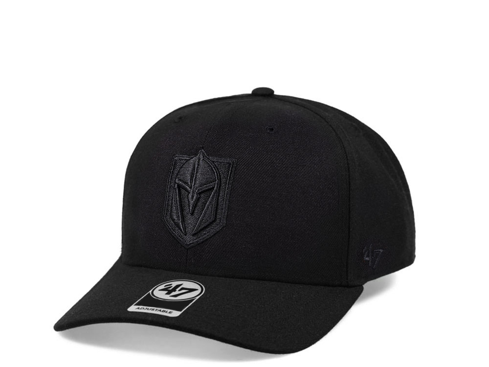 47brand Vegas Golden Knights All Black Classic DP Snapback Casquette