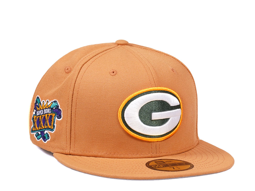 New Era Green Bay Packers Super Bowl XXXI Golden Memories Collection 59Fifty Fitted Casquette