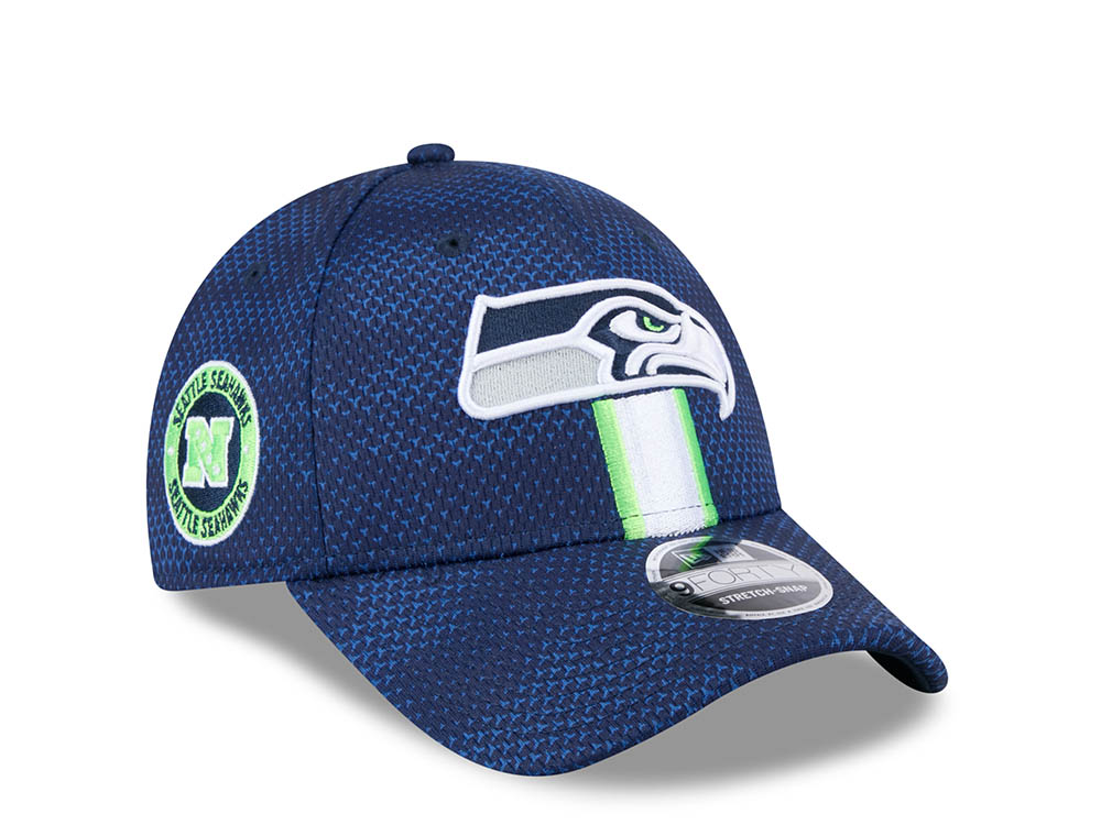 New Era Seattle Seahawks Sideline 2024 9Forty Stretch Snapback Cappellini